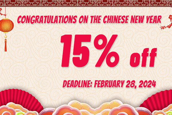 Chinese New Year, site-wide promotion!